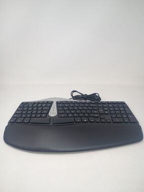 NuleaMicrosoft Ergonomic Wired Keyboard with Palm Rest - Black
